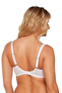 Biustonosz z koronką Soft Tonia 1253 miękki biały