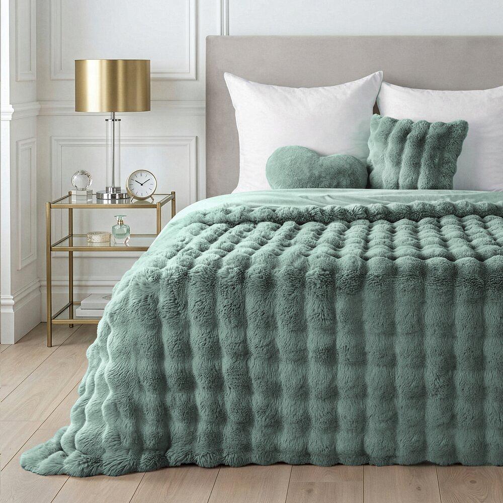 Narzuta dekoracyjna LILY 200x220 szałwiowy