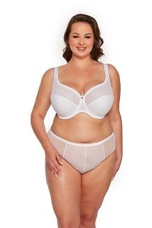 Biustonosz Semi-Soft Sonia 1058 MAXI półusztywniany biały