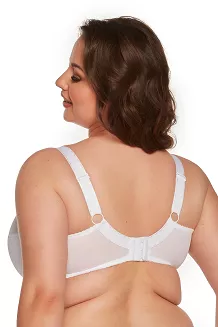 Biustonosz Semi-Soft Sonia 1058 MAXI półusztywniany biały