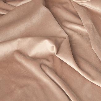 Zasłona gotowa na taśmie VELVI 140x160 ciemnobeżowa