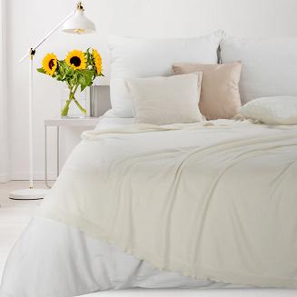 Koc narzuta EMI 150x180 Eurofirany kremowy