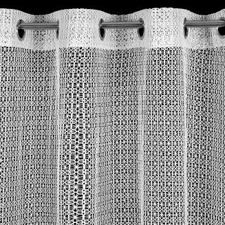 Zasłona gotowa na przelotkach LARA 140x250 Eurofirany biały