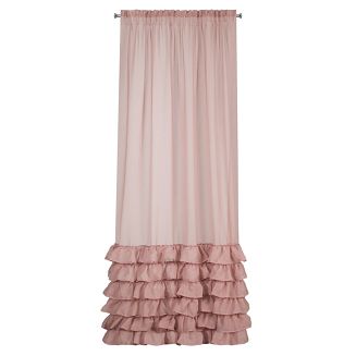 Firana gotowa na taśmie DOLLY 140x250 Eurofirany różowy