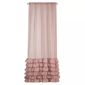 Firana gotowa na taśmie DOLLY 140x250 Eurofirany różowy