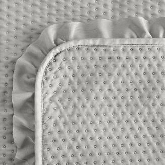 Narzuta dekoracyjna FALBANKA 210x170 srebrny