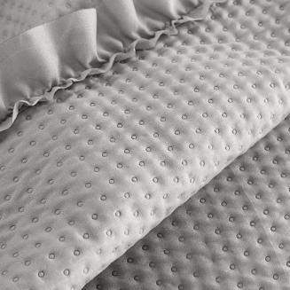 Narzuta dekoracyjna FALBANKA 210x170 srebrny