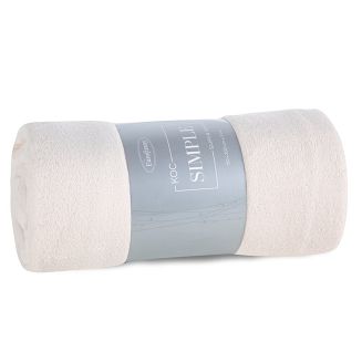 Koc narzuta SIMPLE1 150x200 Eurofirany kremowy