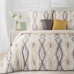 Pościel satynowa NIKA 160x200 Eurofirany beżowy