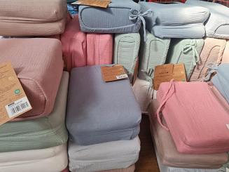 Pościel bawełniana MUSLIN 220x200 Eurofirany jasnoróżowa muślinowa