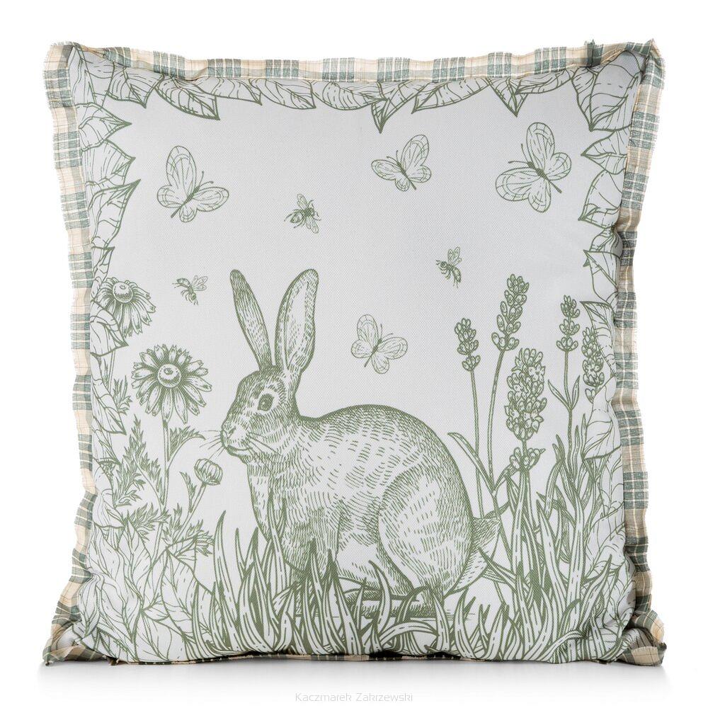 Poszewka dekoracyjna WIOSNA 45x45 Eurofirany kremowy