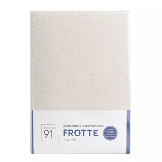 Prześcieradło FROT 140x200 Design91 beżowy