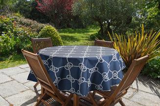 Obrus dekoracyjny GARDEN 40x140 Eurofirany granatowy