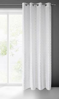 Firana gotowa na przelotkach SEYLAN 140x250 Eurofirany biały