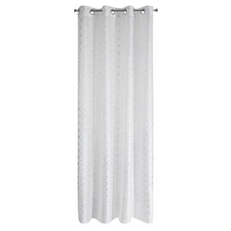 Firana gotowa na przelotkach SEYLAN 140x250 Eurofirany biały