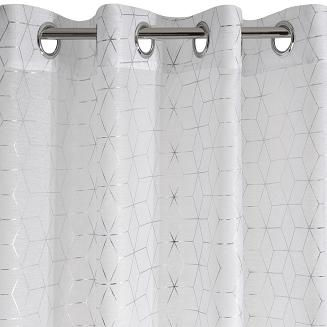 Firana gotowa na przelotkach SEYLAN 140x250 Eurofirany biały