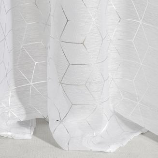 Firana gotowa na przelotkach SEYLAN 140x250 Eurofirany biały