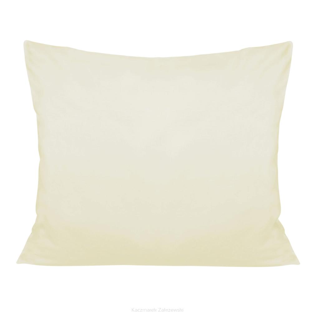 Poszewka satyna bawełna krem 155/50x70