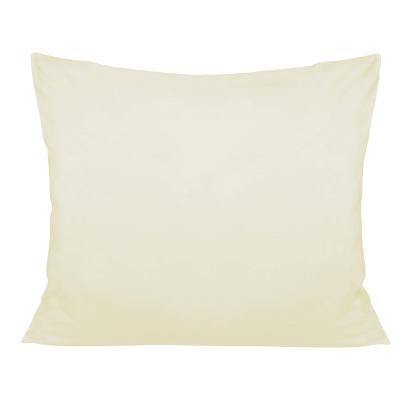 Poszewka satyna bawełniana 50x70 Darymex jednobarwna kremowa