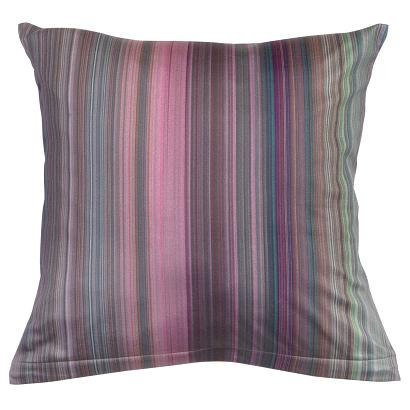 Poszewka jersey 40x40 fioletowa zielona różowa pionowe paski
