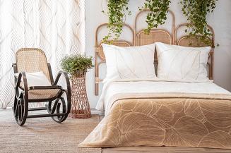 Koc narzuta BLANCA1 150x200 Eurofirany biały