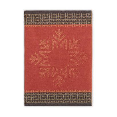 Ścierka kuchenna świąteczna ZWOLTEX Snow Flake czerwona brązowa