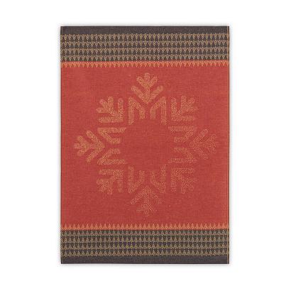 Ścierka kuchenna świąteczna ZWOLTEX Snow Flake czerwona brązowa