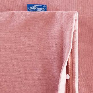 Poszewka dekoracyjna VELURI 40x40 Darymex różowa