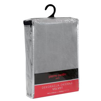 Zasłona gotowa na taśmie ZAS 140x270 Pierre Cardin Eurofirany szary