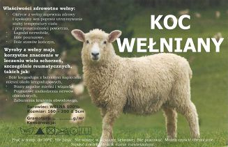 Koc wełniany z frędzlami MAGDA 160x200 diagonalny czekoladowy