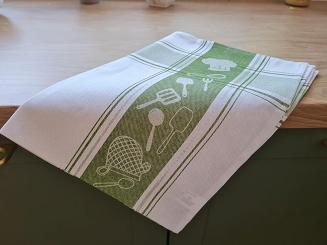 Ścierka kuchenna 50x70 przybory kuchenne zielona