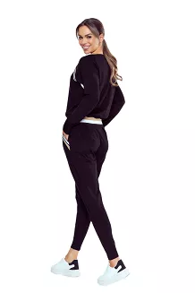 Elegancka bluzka damska z ozdobnymi detalami Fresca czarna