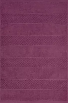Dywanik łazienkowy 60x90 JESSI Eurofirany wytłaczany geometryczny amarantowy