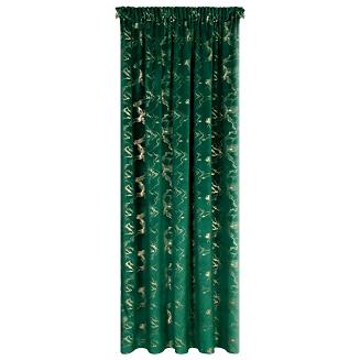 Zasłona gotowa na taśmie RAJA 140x270 Eurofirany ciemnozielony