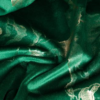 Zasłona gotowa na taśmie RAJA 140x270 Eurofirany ciemnozielony