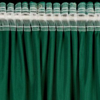 Zasłona gotowa na taśmie RAJA 140x270 Eurofirany ciemnozielony
