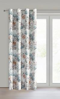 Zasłona gotowa na przelotkach ANETT 145x250 Eurofirany kremowy