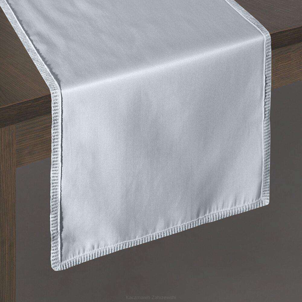 Obrus dekoracyjny SAVONA 35x180 Eurofirany popielaty