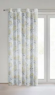 Firana gotowa na przelotkach INARI 140x250 Eurofirany srebrny