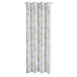 Firana gotowa na przelotkach INARI 140x250 Eurofirany srebrny