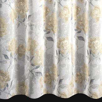 Firana gotowa na przelotkach INARI 140x250 Eurofirany srebrny