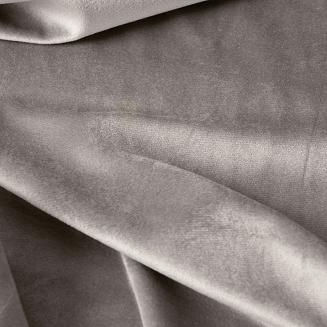 Zasłona gotowa na przelotkach VELVI 140x250 jasnoszara