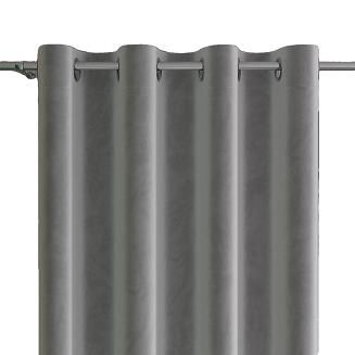 Zasłona gotowa na przelotkach VELVI 140x250 jasnoszara