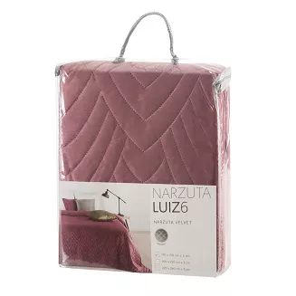 Narzuta dekoracyjna LUIZ 220x240 różowy