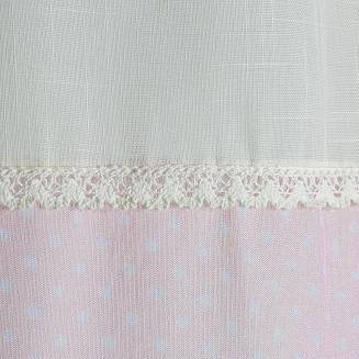 Zasłona gotowa na przelotkach FLAMINGO 140x250 Eurofirany różowy