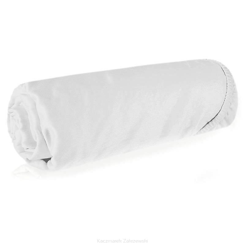 Prześcieradło z gumką makosatyna Nova 140x200 Eurofirany białe