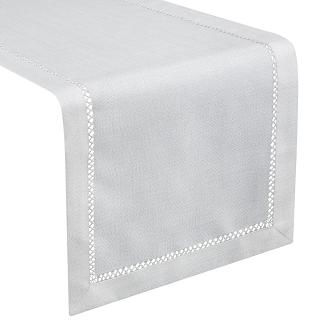 Obrus dekoracyjny EMILY 40x180 Eurofirany biały