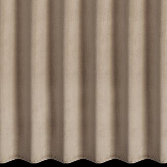 Zasłona gotowa MELANIE 125x270 Eurofirany ciemnobeżowy