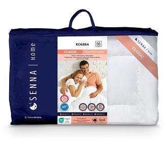 Kołdra antyalergiczna CLASSIC SENNA HOME 155x200 biała