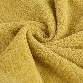 Ręcznik bawełniany LOREN 70x140 Eurofirany musztardowy